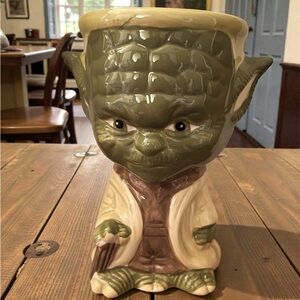 Star Wars Yoda Head Mug in Green and White